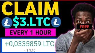 Claim free $3 LTC every 1 Hour with this litecoin mining website 2023 | Free litecoin