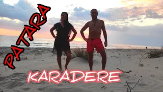 KARAVAN İLE KARADERE patara eşen ücretsiz kamp caravan camper kite surf L1H2 miniyo yüzmek dalış sea