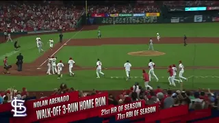 Nolan Arenado walk off vs Marlins