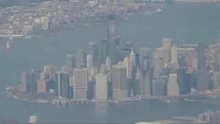 Bird's eye view of New York City