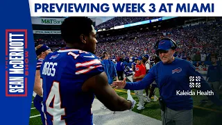 Coach McDermott Previews Week 3 at Miami! | Buffalo Bills | The Sean McDermott Show