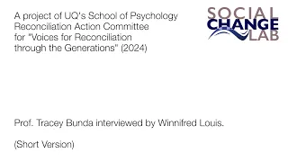 Prof. Tracey Bunda interviewed by Winnifred Louis – Short Version