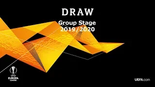 UEFA Europa League Group Stage Draw 2019/2020