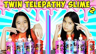 TWIN TELEPATHY SLIME CHALLENGE! (#2) | Tran Twins