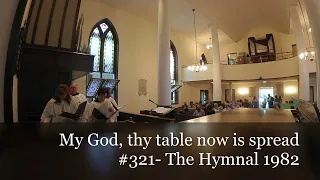 My God, thy table now is spread