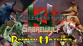 Killer Instinct Ranked Matches with Sabrewulf Part 1