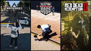 Getting Arrested in Different Open World Games (2002 to 2024)