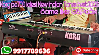 Korg Pa 700 Latest New Indian Tones best Best 2023 || Same like Fantom G6&Korg Pa5x || #korg #fantom