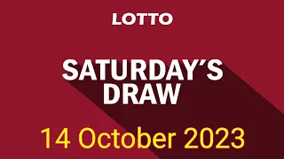 Lotto Draw Result Form Saturday 14 October 2023 | Saturday Lotto Draw