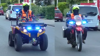 [Feuerwehr ATV & Motorrad] Einsatzfahrten der Feuerwehr zum Waldbrand in Kaldenkirchen-Nettetal!