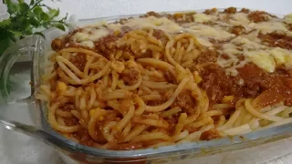 MACARRONADA DE CARNE MOÍDA,SIMPLES FÁCIL, E GOSTOSA: POR GALEGA BARREIROS