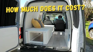 How Much Did My DIY Volkswagen Caddy Camper Van Conversion Cost? | COST BREAKDOWN