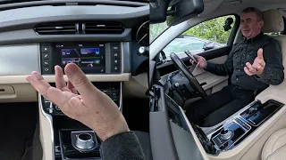 How to delete, pair, stream music and set the sat nav system in a 2016 Jaguar XF
