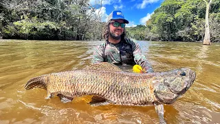 BIG monster Aimara #fishing / French Guyana @the_fishingbro