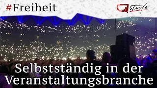 Selbstständig in der Veranstaltungsbranche