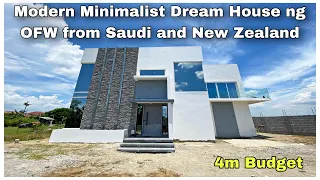 4m Budget Modern Minimalist Dream House ng OFW from Saudi at New Zealand