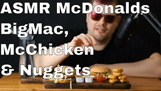 ASMR McDonalds Mukbang | Big Mac, McChicken, Chicken Nuggets ASMR