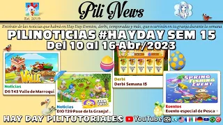 Special fishing event, 2nd week of temporary #hayday event in week 15 - 2023