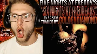 Vapor Reacts #890 | FNAF SFM SERIES TRAILER "Six Nights at Fredbears" by GoldenDiamond REACTION!!