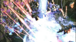 MidRank Madness - Team Protoss vs. Team Terran 3v3! on Bone Temple - StarCraft 2 - 2020