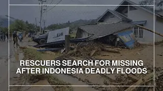 Rescuers search for missing after Indonesia deadly floods