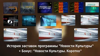 История заставок программы "Новости культуры" + "Новости культуры. коротко"