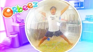 INSIDE A GIANT ORBEEZ BUBBLE BALL!