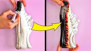 40 BUDGET LIFE HACKS TO UPGRADE YOUR FAVORITE CLOTHES 🔥