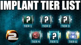 The Ultimate Implant Tier List | Planetside 2