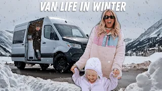 Our Start of Winter Van Life in USA