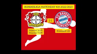 BUNDESLIGA MD#25 || Bayer Leverkusen vs FC Bayern Munich 2-1