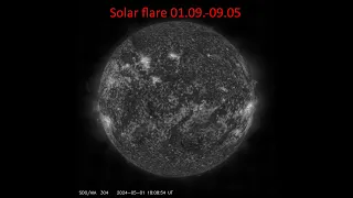 Solar flare 01.09.-09.05 class X [4K]