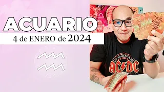 ACUARIO | Horóscopo de hoy 04 de Enero 2024