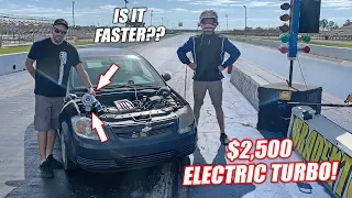 Drag Race Testing a $2,500 ELECTRIC TURBO!! Will This Thing Really Perform??