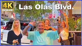 【4K】WALK Las Olas Boulevard FORT LAUDERDALE Florida 4K video