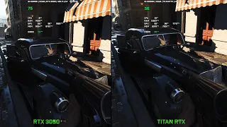 RTX 3090 FE vs TITAN RTX | Battlefield V 4K RTX Ultra setting DLSS