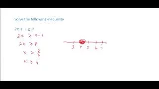 CSEC Maths - Solving Linear Inequalitites