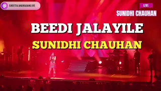 Sunidhi Chauhan Live in Sydney | Beedi jalayile song performance #sunidhichauhan