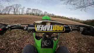 I hit a tree on Kx 85