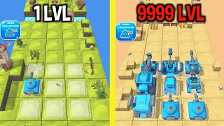 MAX LEVEL in Merge Tank Master Game