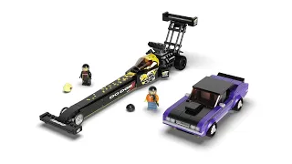 LEGO Speed Champions Mopar Dodge//SRT Top Fuel Dragster and 1970 Dodge Challenger T/A 76904