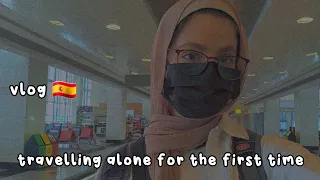 Vlog| رحلتي إلي اسبانيا 🇪🇸 أول مره أسافر لوحدي 👀 Travelling to Spain alone