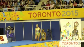 María Castañeda y Jocelina Acabal fueron las primeras atletas en participar en Toronto 2015