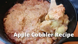 Apple Cobbler Recipe - Easy Apple Cobbler on Smoker