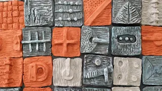Making 3D clay tiles without a kiln