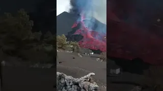 Volcán La Palma 🌋Alerta Roja 🚨 Situación Critica #shorts #lapalmaerupcion #lapalma #volcanlapalma