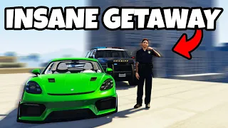 Wiping PD After INSANE Getaway in GTA 5 RP