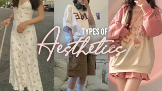 Types of aesthetic🎀✨|| guide for aesthetics💖