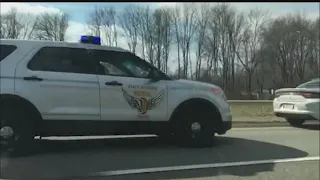 Steel coil comes off truck, rolls over cab on I-80 in Hubbard