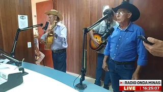 Rádio Onda Minas FM 87.9 Ao Vivo com A Dupla Jair & Joel de Monte Belo MG